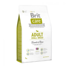 Сухой корм Brit Care Adult Small Breed Lamb and Rice для взрослых собак мелких пород (до 10 кг), ягненок и рис, 3kg