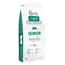 Сухой корм Brit Care Senior Lamb and Rice для пожилых собак всех пород, ягненок и рис, 12кг