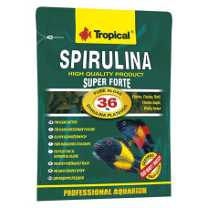 Корм для травоядных рыб Tropical Super Spirulina Forte в хлопьях, 12g