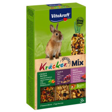 Лакомство для кроликов Vitakraft Kracker Original Trio-Mix 168 г/3 шт. (ассорти)