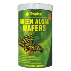 Корм для травоядных донных рыб Tropical Green algae wafers - для анциструсов, птеригоплихтов и т.д, пластинки, 1L/450g