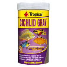 Корм для всех цихлид Tropical Cichlid Gran 250ml/138g, гранулы для усиления цвета