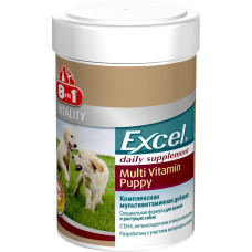 8in1 Excel Multi Vitamin Puppy - мультивитамины щенков и молодых собак, 100 таб.