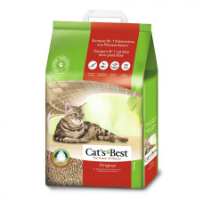 Наповнювач туалету для кішок Rettenmaier Cats Best Original (деревний) 40л/17,2кг