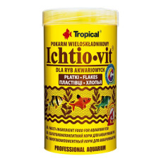 Корм в хлопьях для всех аквариумных рыб Tropical Ichtio-vit 250ml /50g
