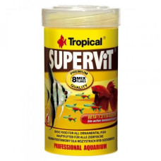 Корм в хлопьях для всех аквариумных рыб Tropical SuperVit Basic 100ml/20g
