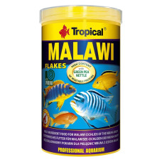 Корм в хлопьях для травоядных цихлид Tropical Malawi 1L/200g