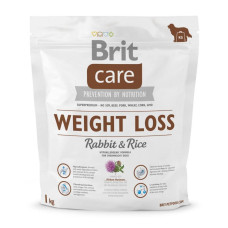 Сухой корм Brit Care Weight Loss Rabbit and Rice для собак с лишним весом, кролик и рис, 1kg