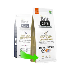 Сухой корм Brit Care Dog Show Champion для выставочных собак всех пород, с лососем и сельдью, 12кг