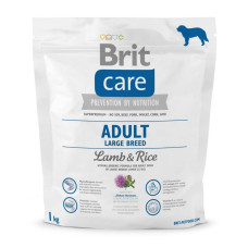 Сухой корм Brit Care Adult Large Breed Lamb and Rice для взрослых собак крупных пород (от 25 кг), ягненок и рис, 1kg