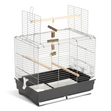 Клетка для птиц Fop IVONNE 66*45*60 см оцинкованная, коричневый поддон
