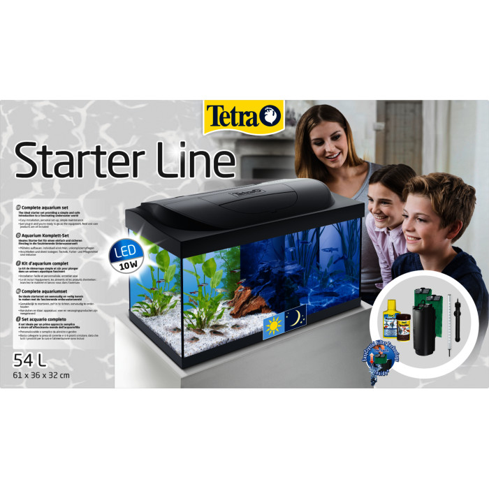 Tetra Акваріум LED 54 л чорний