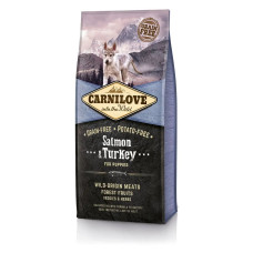 Холистик корм Carnilove Puppy Salmon and Turkey для щенков всех пород, 12kg, лосось и индейка