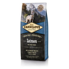 Холістик корм Carnilove Adult Salmon для дорослих собак усіх порід, 12kg, з лососем