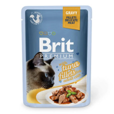 Консервы Brit Premium Cat pouch 85 g филе тунца в соусе