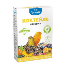 Корм Коктейль для птахів Канарка 0,5кг (Картон)
