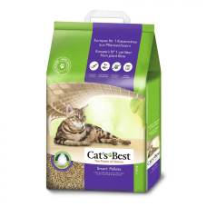 Комкующий наполнитель туалета для кошек Rettenmaier Cats Best Smart Pellets (древесный) 10L/5kg