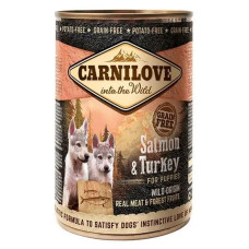 Влажный корм для щенков Carnilove Salmon & Turkey 400 г, лосось и индейка