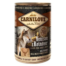 Влажный корм для собак Carnilove Venison & Reindeer 400 г, оленина