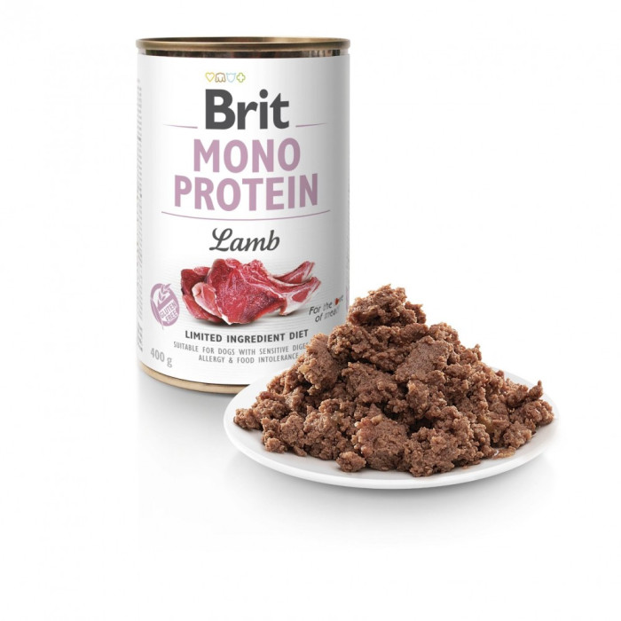 Консервы Brit Mono Protein Dog k 400 g с ягненком
