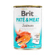 Влажный корм для собак Brit Pate and Meat Dog k 400 g с лососем