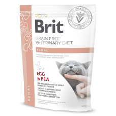 Сухой корм для кошек, при заболеваниях почек Brit GF Veterinary Diet Renal, 400г