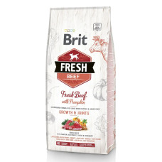 Холистик корм Brit Fresh Beef/Pumpkin Puppy Large для щенков крупных пород, говядина,тыква, 12kg