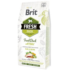 Холистик корм Brit Fresh Duck/Millet Active Run and Work для взрослых собак с повышенной активностью, утка, пшено, 2,5kg