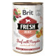 Консервы Brit Fresh Dog с говядиной и тыквой для собак, 400г