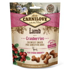 Лакомство Carnilove Dog Crunchy Snack ягненок,клюква для собак, 200g