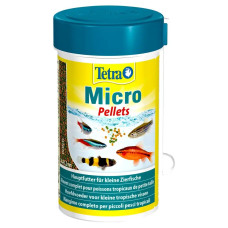 Корм для мелких аквариумных рыб Tetra Micro Pellets 100 мл в пелетах