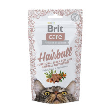 Функциональные лакомства Care Hairball с уткой для котов, 50г