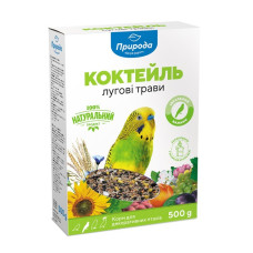 Корм Коктейль для папуги Лугові трави 0,5 кг (картон)