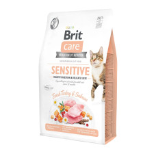 Сухий корм для вибагливих кішок Brit Care Cat GF Sensitive HDigestion and Delicate Taste, 2кг