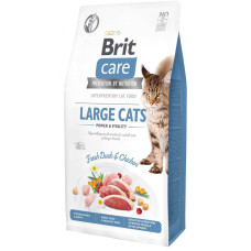 Гіпоалергенний корм Brit Care Cat GF Великі кіти Power and Vitality для котів великих порід, 7кг