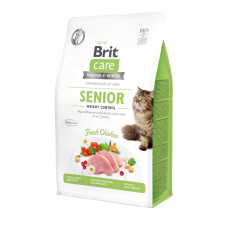 Гіпоалергенний корм Brit Care Cat GF Senior Weight Control для кішок з надмірною вагою 400г