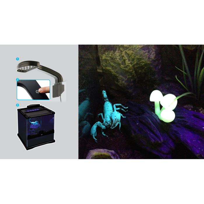 Светильник для террариума ExoTerra LED Day and Night маленький