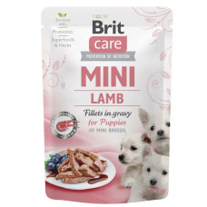Консерви Brit Care Mini pouch 85g для цуценят філе в соусі янгенок