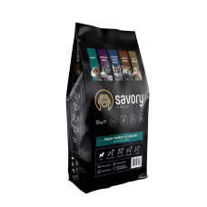 Корм холистик Savory Puppy Fresh Turkey&Chicken для щенков всех пород, со свежим мясом индейки и курицы, 12kg