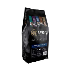 Корм холистик Savory Fresh Turkey&Сhicken Junior Large Breeds для щенков и юниоров крупных пород от 3 до 18/24 мес., со свежим мясом индейки и курицы 12kg