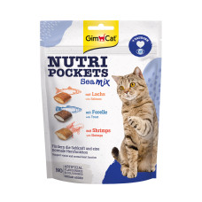 Лакомство Nutri Pockets для кошек Морской микс 150г