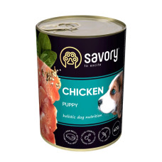 Влажный корм Savory Dog All breeds Puppy курица 400g