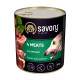 Вологий корм Savory Dog Gourmand 4 види м'яса 800g
