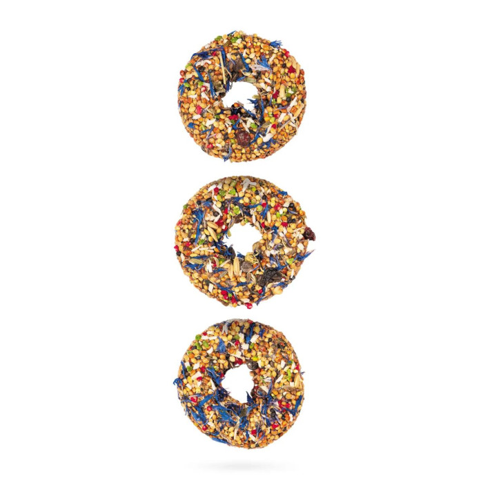 Пончики SPECIAL ONE «Барбарис, василек, кокос» для птиц, 60г (3 шт)