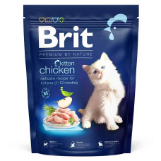 Сухий корм Brit Premium by Nature Cat Kitten для кошенят, з куркою, 300г