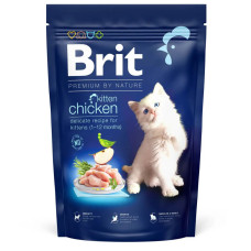 Сухой корм Brit Premium by Nature Cat Kitten для котят, с курицей, 1,5кг