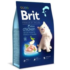Сухой корм Brit Premium by Nature Cat Kitten для котят, с курицей, 8кг