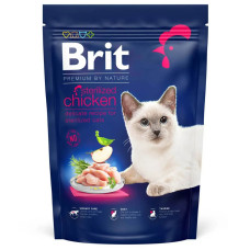 Сухой корм Brit Premium by Nature Cat Sterilised для стерелизованных котов, с курицей 800г