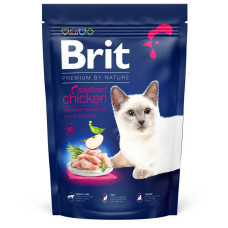 Сухой корм Brit Premium by Nature Cat Sterilised для стерелизованных котов, с курицей 1,5кг