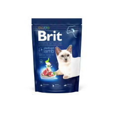 Сухой корм Brit Premium by Nature Cat Sterilised для стерелизованных котов, с ягненком 800г